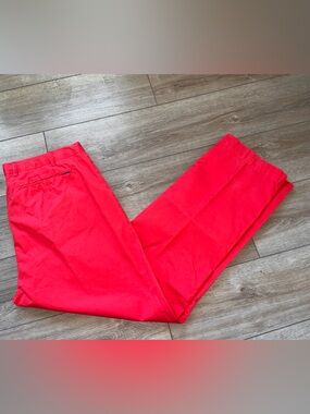 Polo Ralph Lauren Men’s Red Pants Classic Fit Chino Golf Casual Size 38x32 Great
